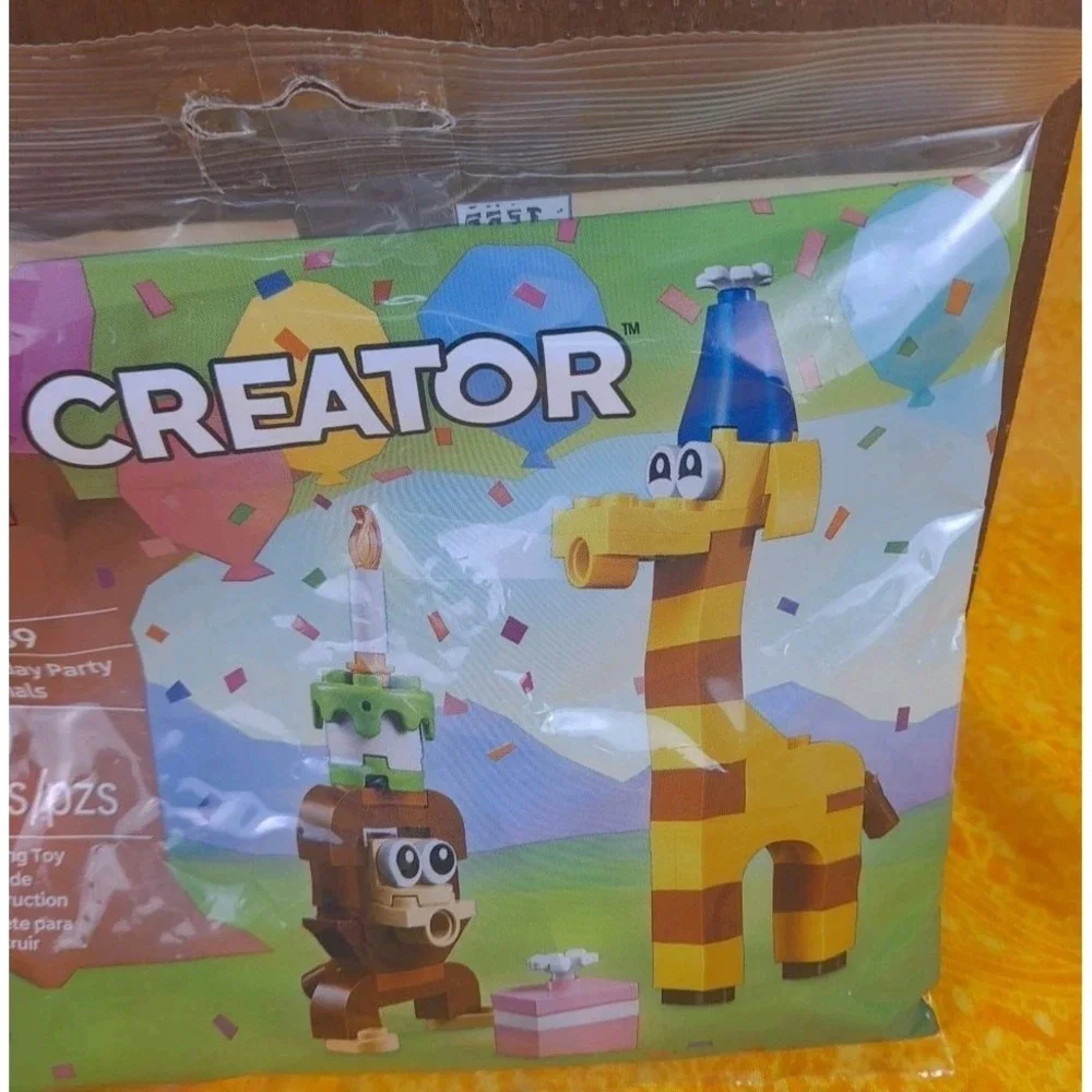 LEGO Creator Birthday Party Animals Polybag 60 pcs #30689 NIB Sealed - Picture 2 of 6